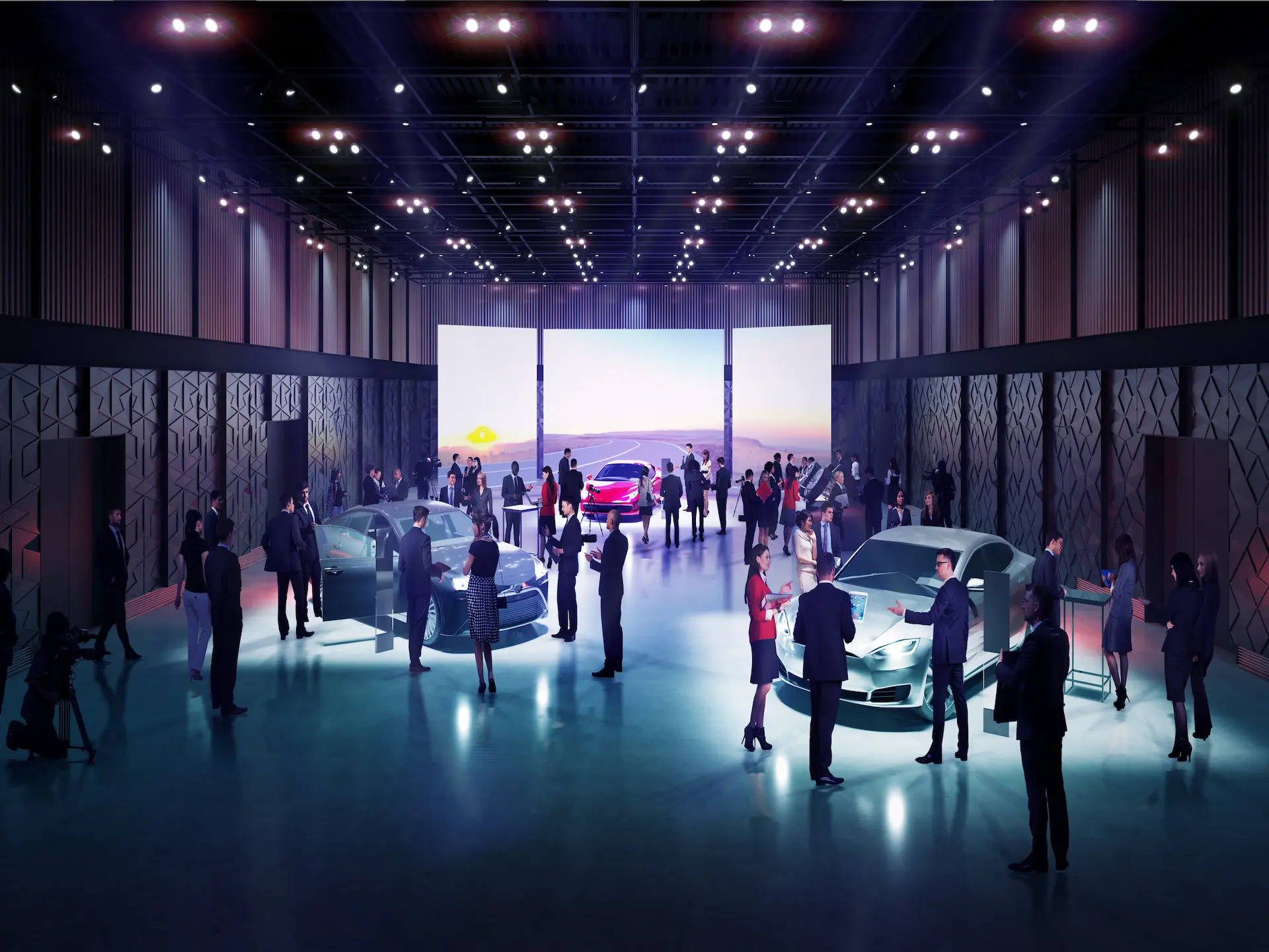 実車を展示 × 新車発表イベント